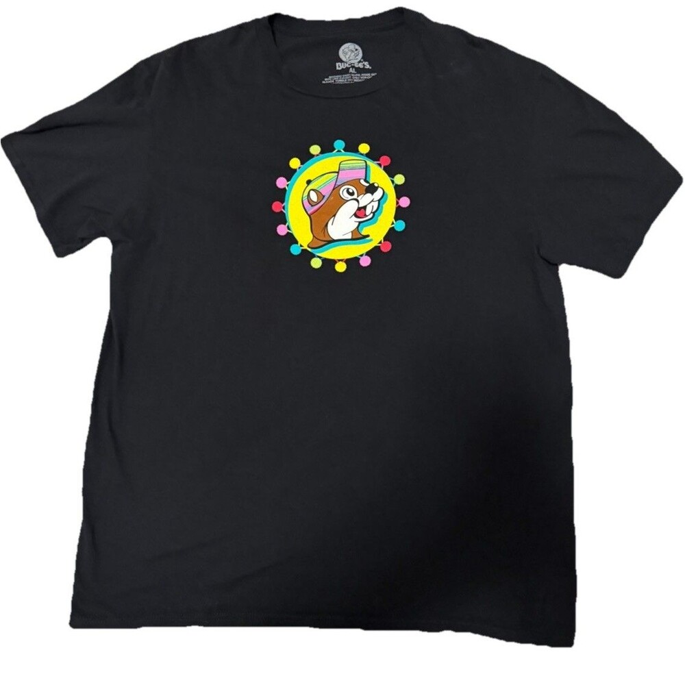 Buc-ee’s “I Don’t Have an Accent Y’All Do!” Black XL T-Shirt Beaver Graphic